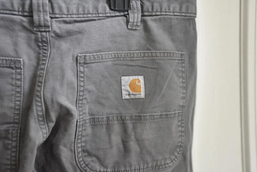 Carhartt Relaxed Fit Work Pants Gray 34x32 LSC450